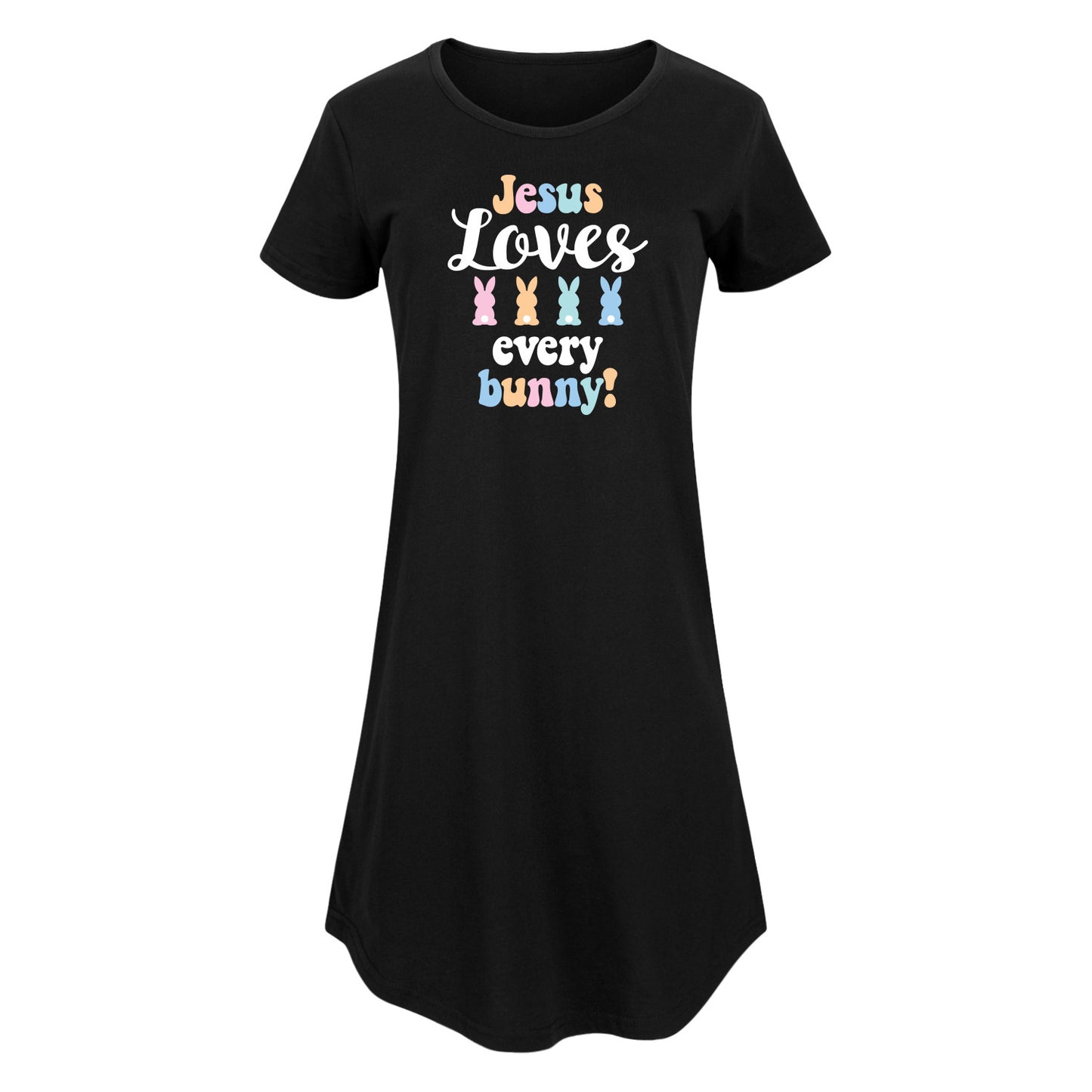 Instant Message - Jesus Loves Every Bunny - Women's Any Way Dress
