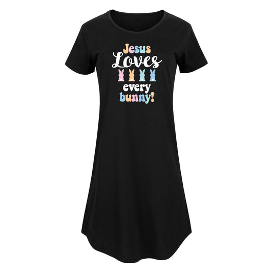 Instant Message - Jesus Loves Every Bunny - Women's Any Way Dress