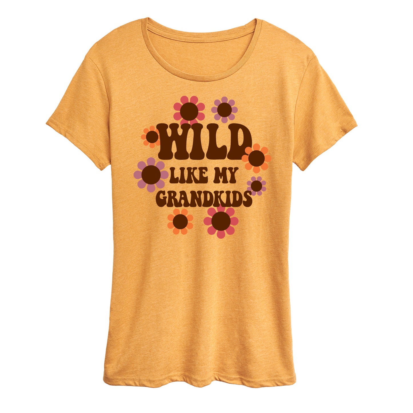 Instant Message - Wild Like My Grandkids - Women's Short Sleeve Graphic T-Shirt