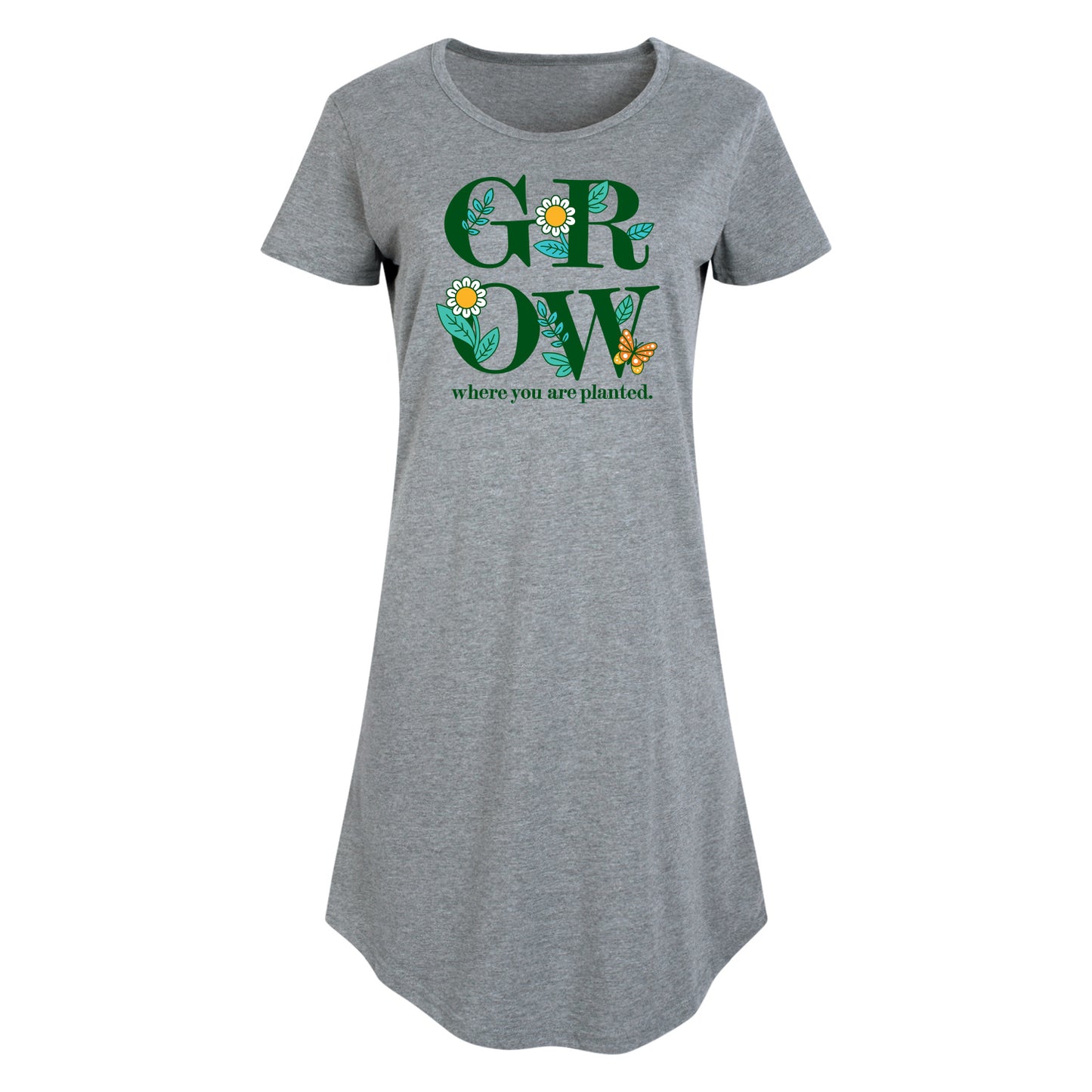 Instant Message - Spring - GROW Where You Are Planted - Women's Any Way Dress