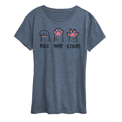 Instant Message - Rock Paper Claws - Women's Short Sleeve Graphic T-Shirt