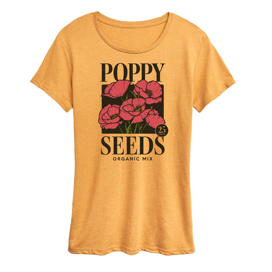 Instant Message - Poppy Seeds Organic - Women's Short Sleeve Graphic T-Shirt