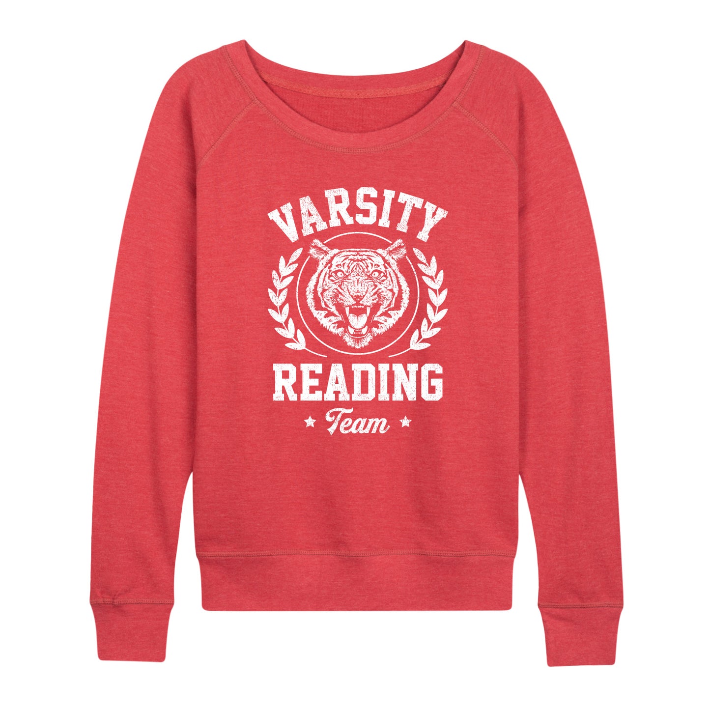 Instant Message - Varsity Reading Team Tiger - Women's Lightweight French Terry Long Sleeve Shirt