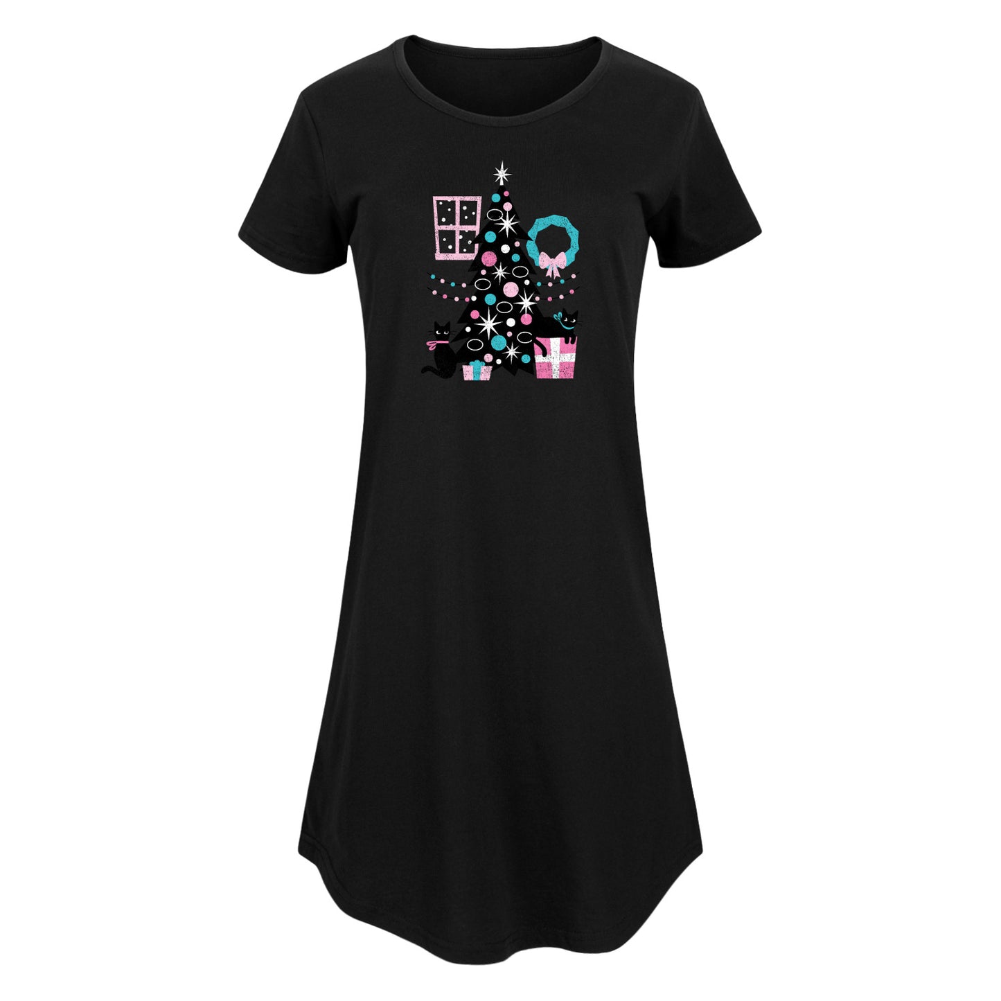 Instant Message - Christmas - Cats, Tree, & Décor - Women's Any Way Dress