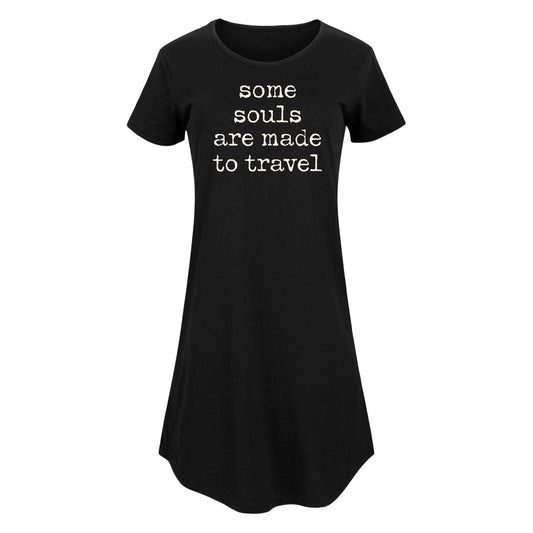 Instant Message - Some Souls Are Made To Travel - Women's Any Way Dress