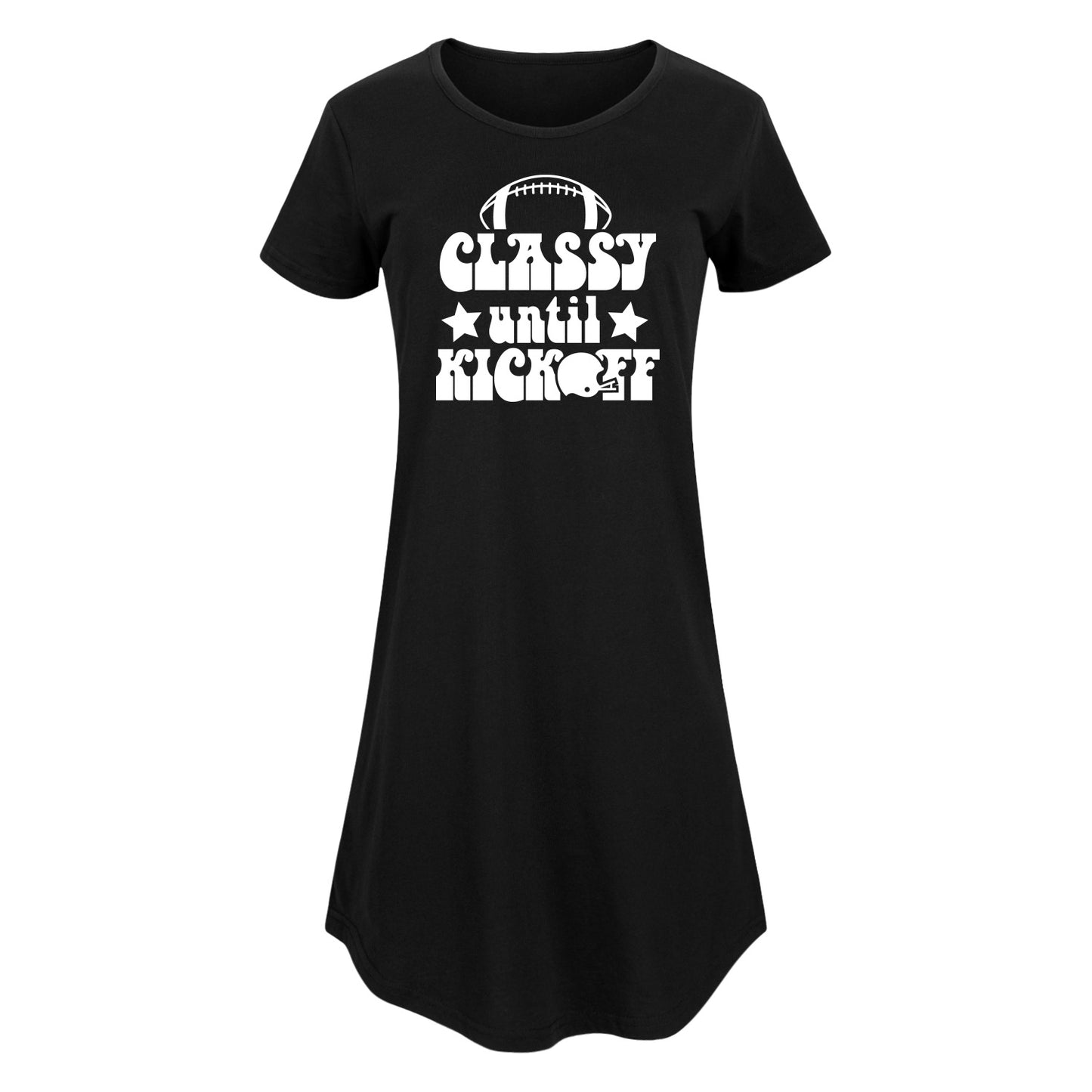 Instant Message - Classy Until Kickoff - Women's Any Way Dress