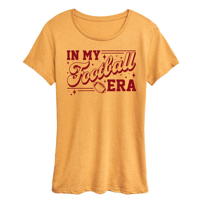 Instant Message - In My Football Era - Women's Short Sleeve Graphic T-Shirt