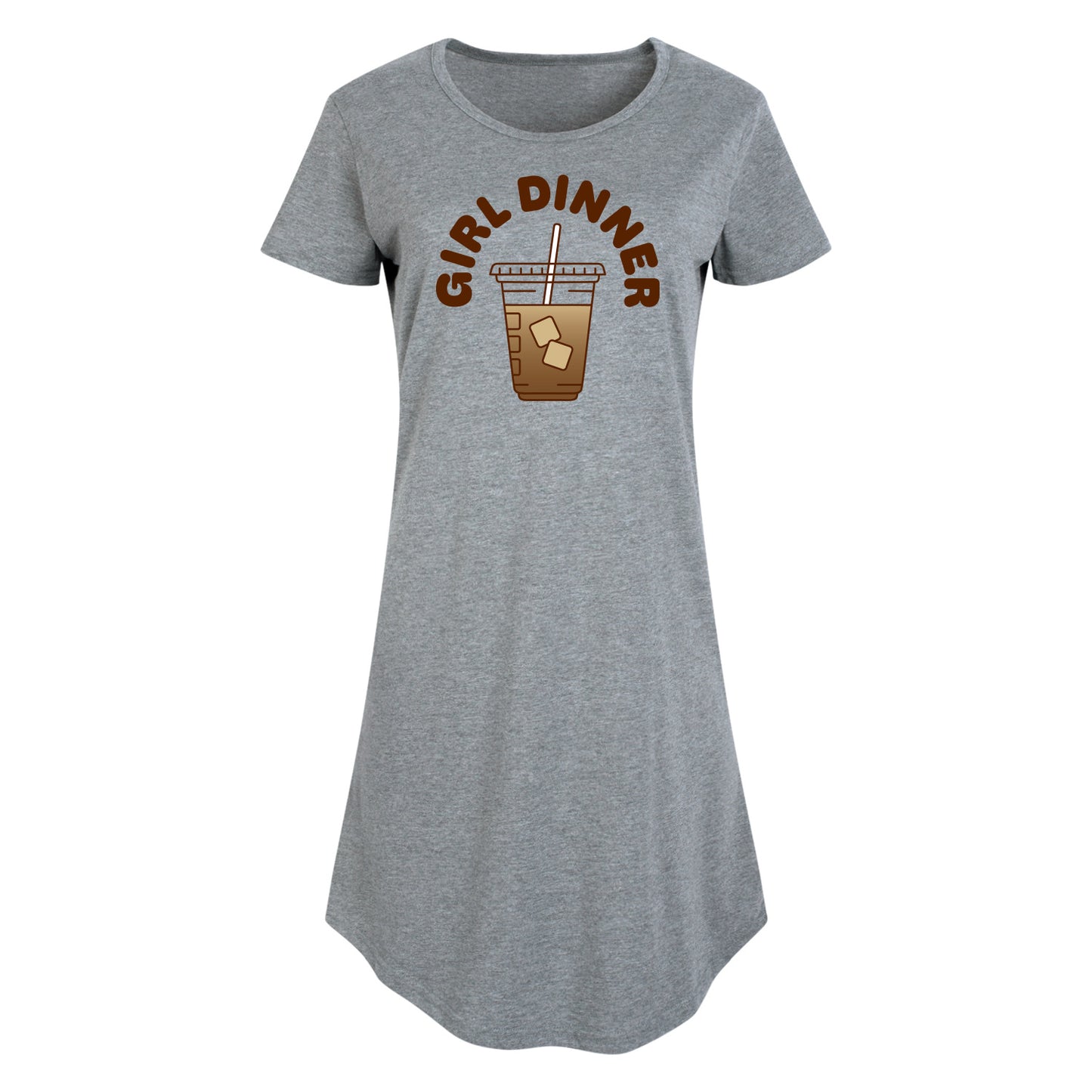 Instant Message - Iced Coffee Girl Dinner - Women's Any Way Dress