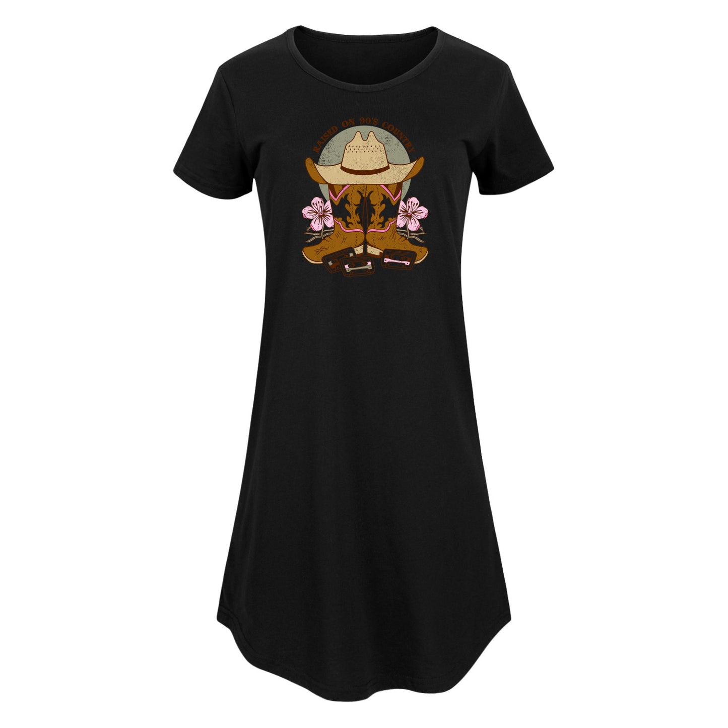 Instant Message - Raised On 90's Country - Women's Any Way Dress