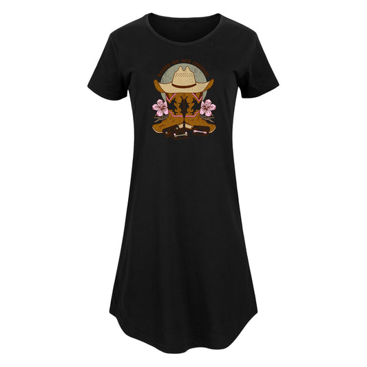 Instant Message - Raised On 90's Country - Women's Any Way Dress