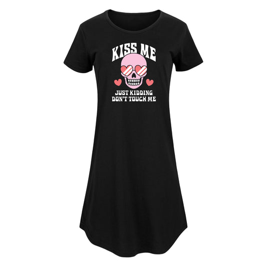 Instant Message - Kiss Me Just Kidding - Women's Any Way Dress