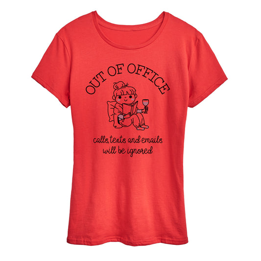 Instant Message - Out Of Office - Women's Short Sleeve Graphic T-Shirt