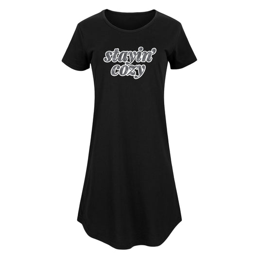 Instant Message - Stayin Cozy - Women's Any Way Dress