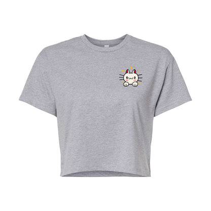 Instant Message - Korean Sneakers - Junior's Cropped TEE