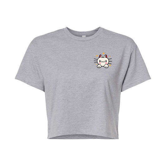Instant Message - Korean Sneakers - Junior's Cropped TEE