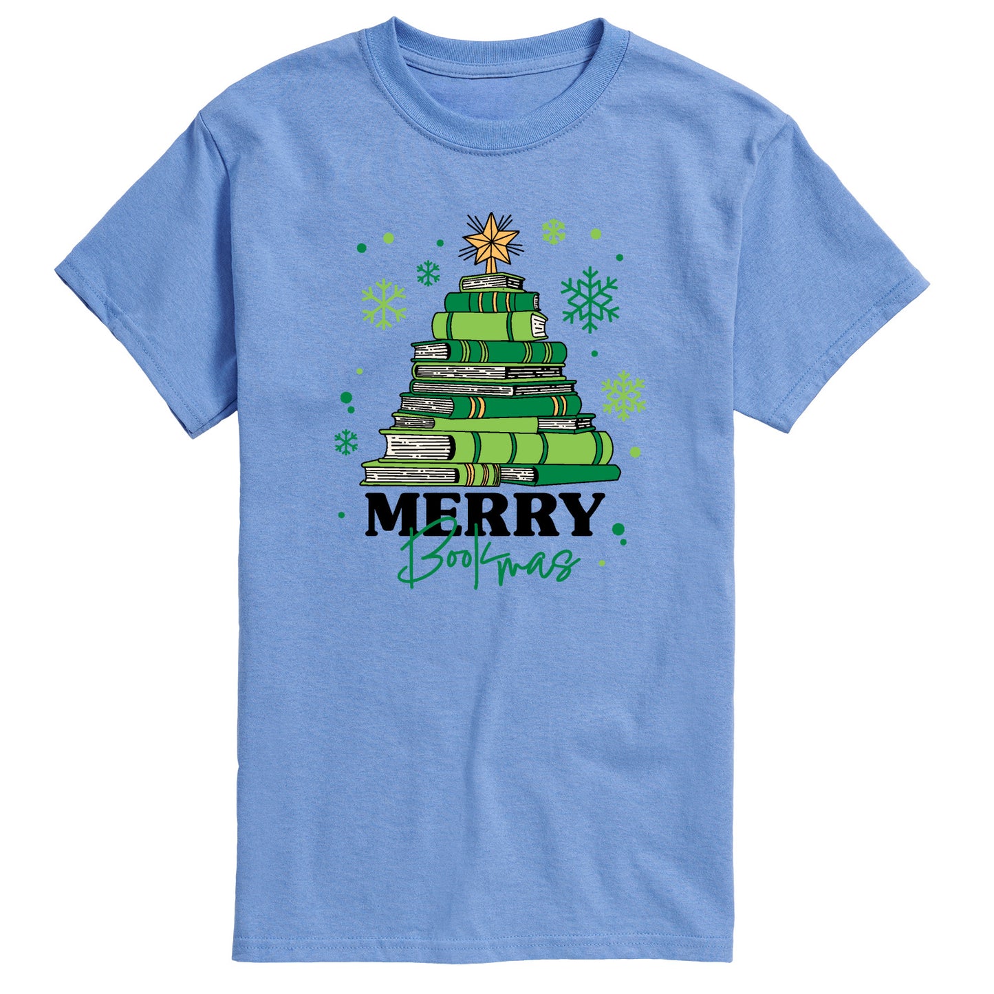 Instant Message - Merry Bookmas - Men's Short Sleeve Graphic T-Shirt