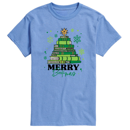 Instant Message - Merry Bookmas - Men's Short Sleeve Graphic T-Shirt
