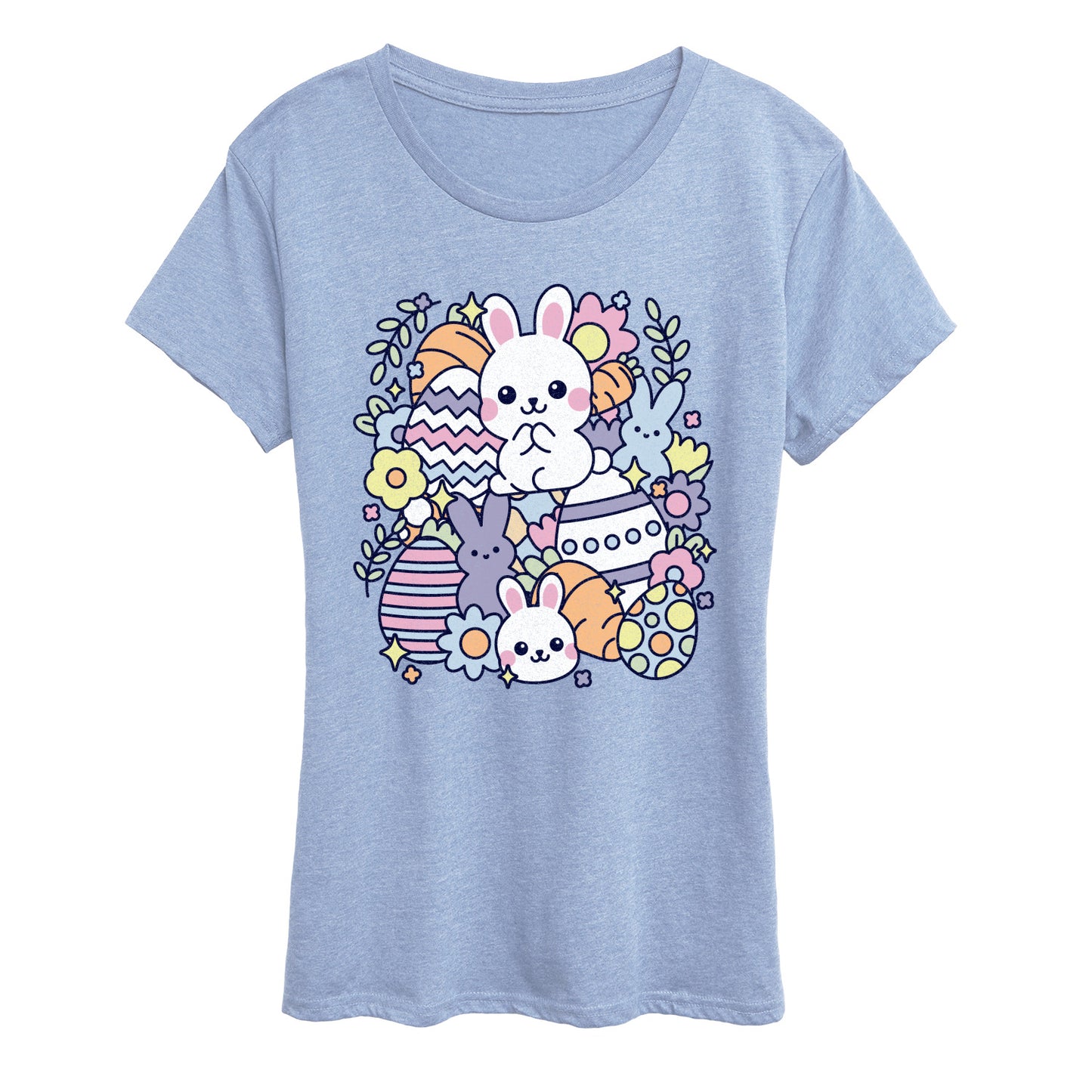 HEATHER CHAMBRAY BLUE-