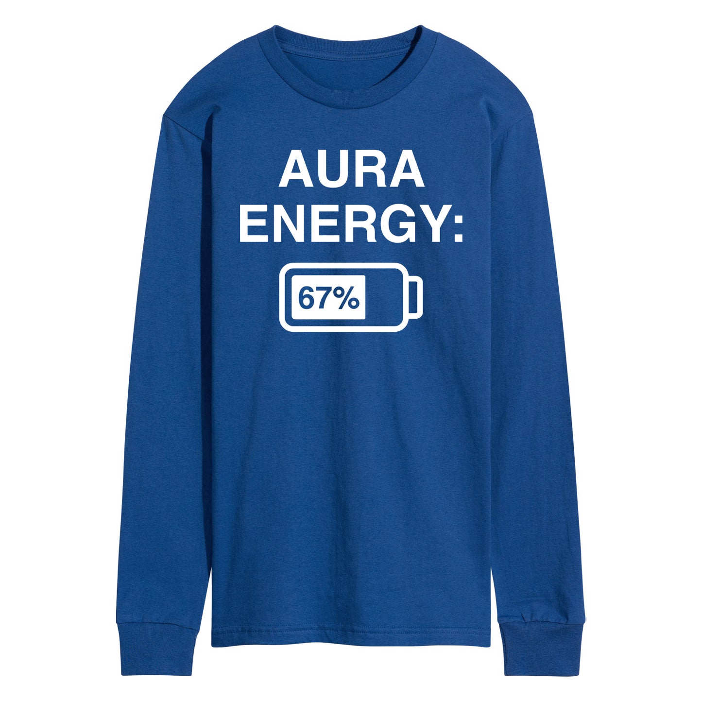 Instant Message - Aura Energy 67 - Men's Long Sleeve Graphic T-Shirt