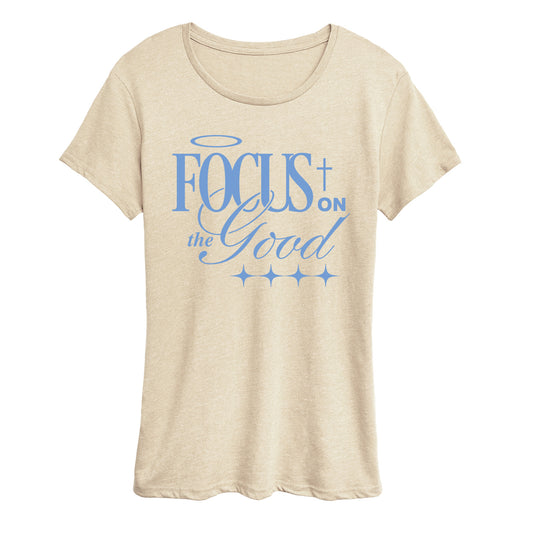 Instant Message - Focus On The Good - Women's Short Sleeve Graphic T-Shirt