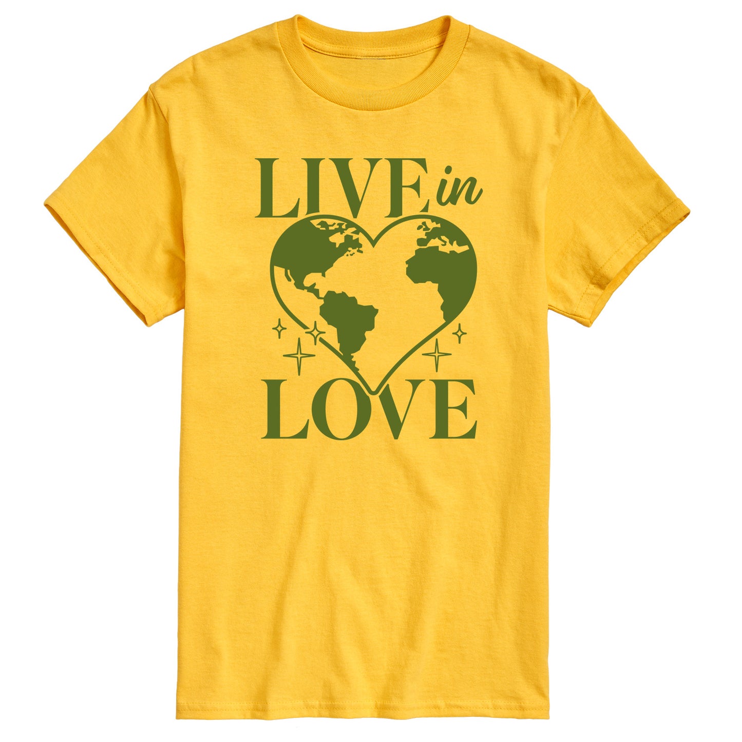 Instant Message - Live In Love - Men's Short Sleeve Graphic T-Shirt
