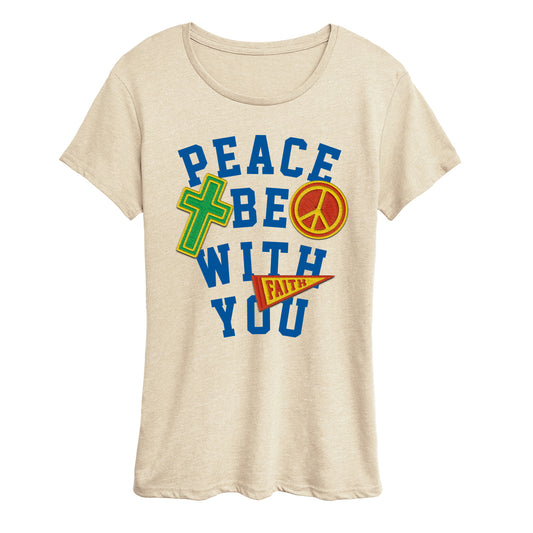 Instant Message - Peace Be With You - Women's Short Sleeve Graphic T-Shirt