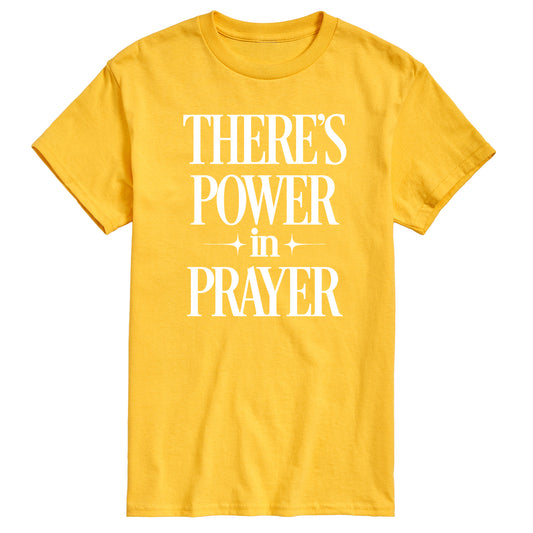 Instant Message - There's Power In Prayer - Men's Short Sleeve Graphic T-Shirt