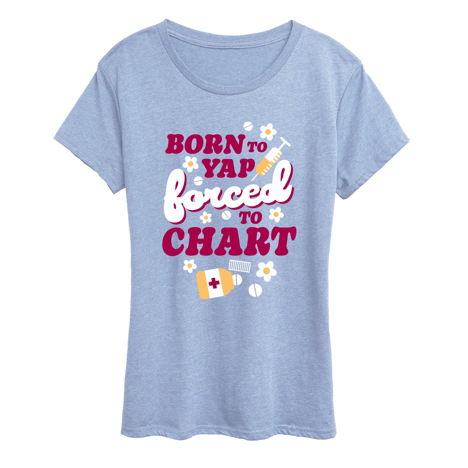 HEATHER CHAMBRAY BLUE-