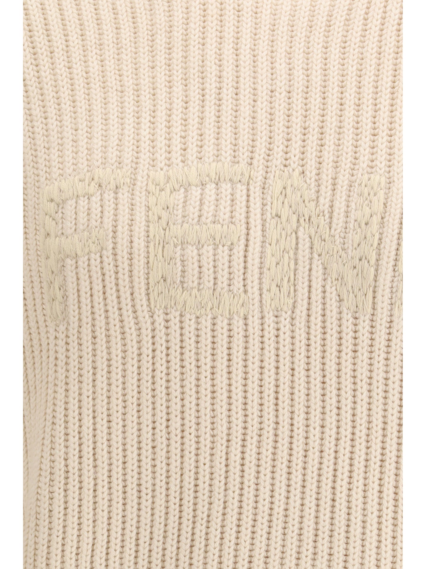 Crew-Neck Knit Warm Grey