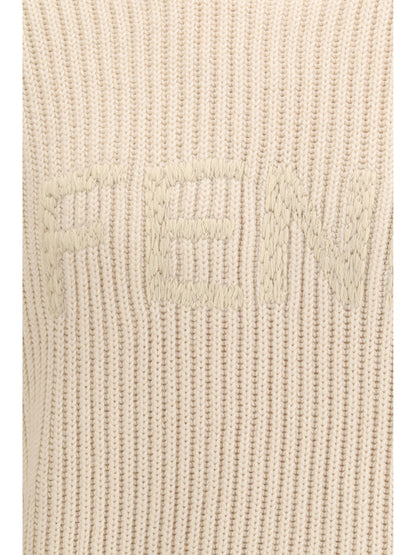 Crew-Neck Knit Warm Grey