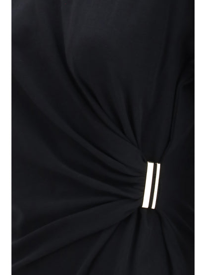 T-Shirt Mary Draped Black