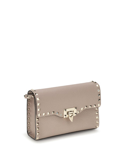 Shoulder Bag Rockstud Powder Leather