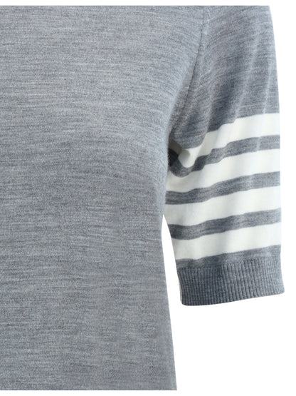 Turtleneck Sweater Virgin Wool Light Grey