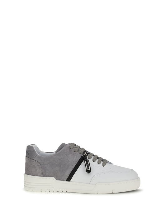 Leather Sneakers Grey/White/Black