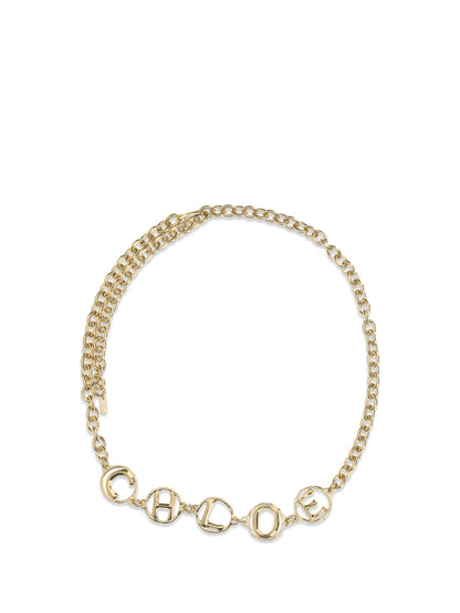 Belt Script Jewel Vintage Gold