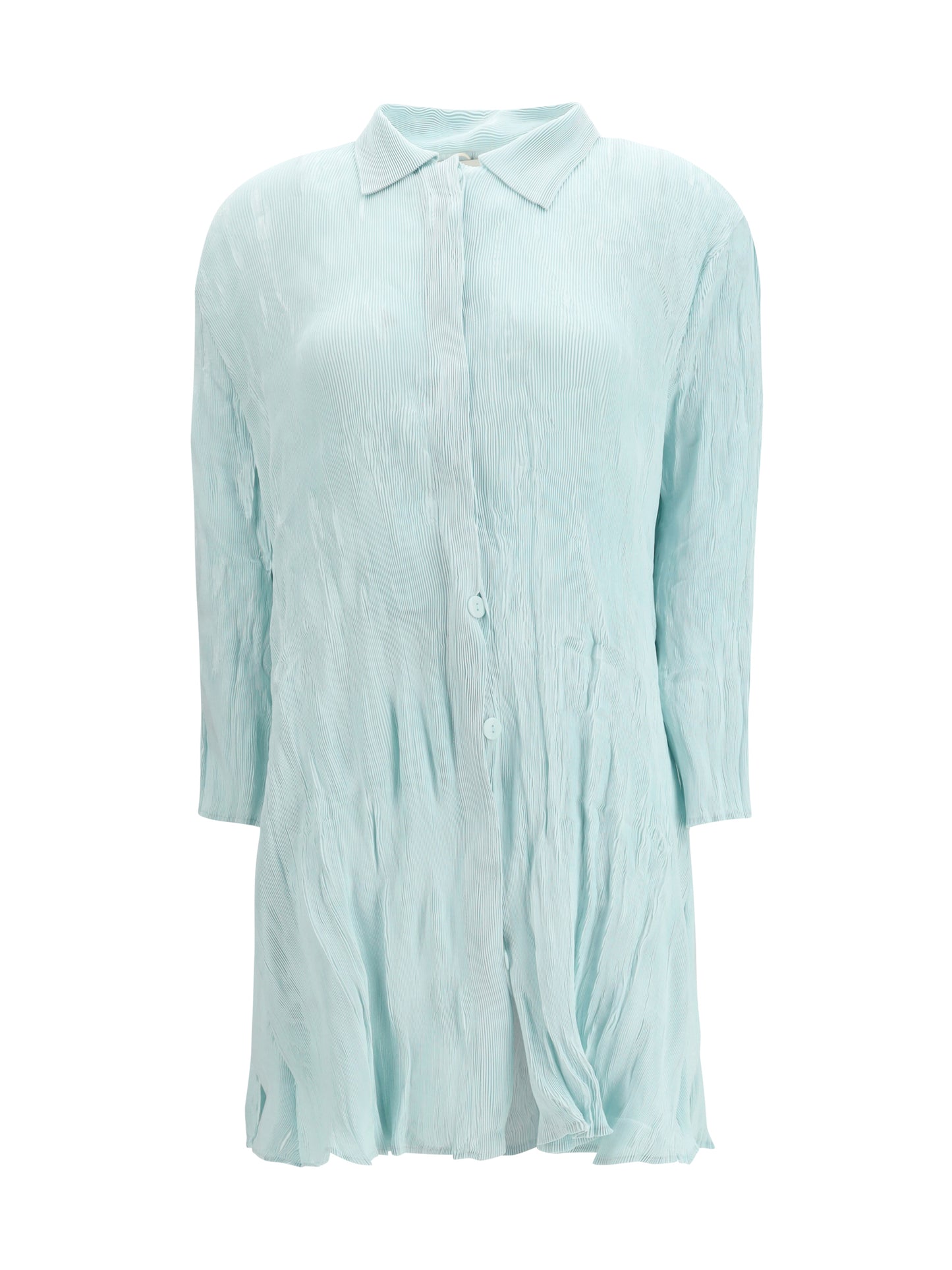 Shirt Dress Wavy Mint