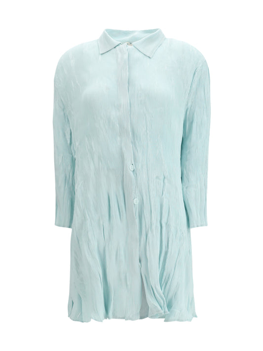 Shirt Dress Wavy Mint