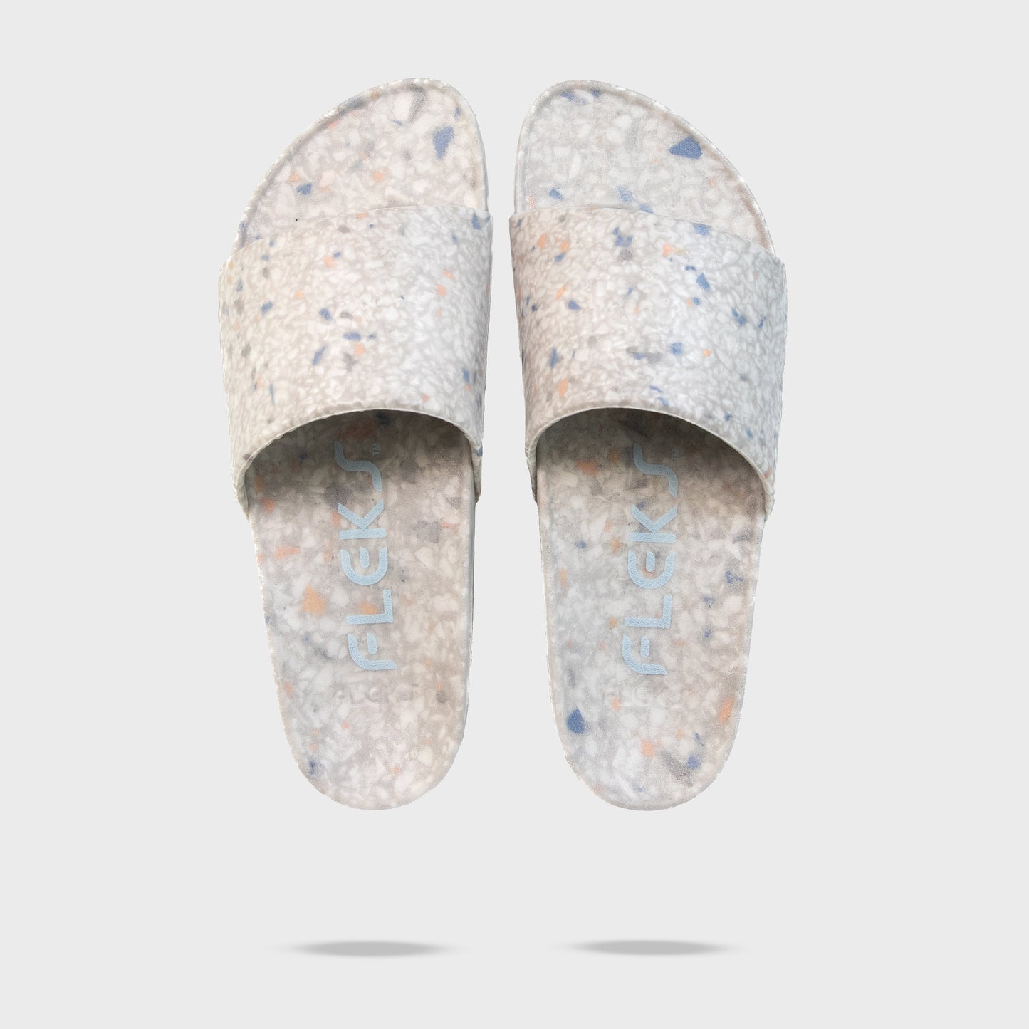 Fleks Unisex East Beach Slide Platform - Faded Denim