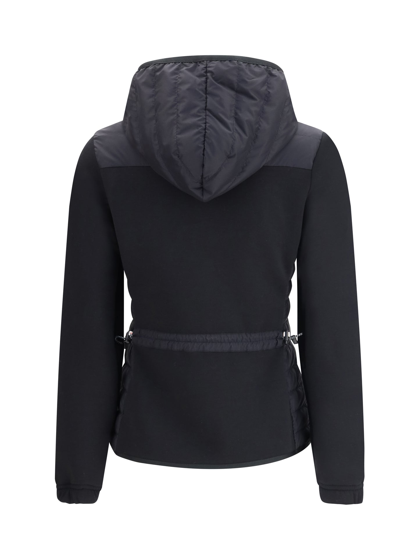 Hooded Cardigan Black Polyamide