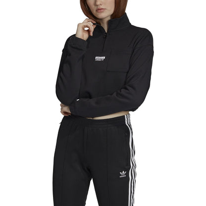 adidas Women's Originals Half Zip Sweater