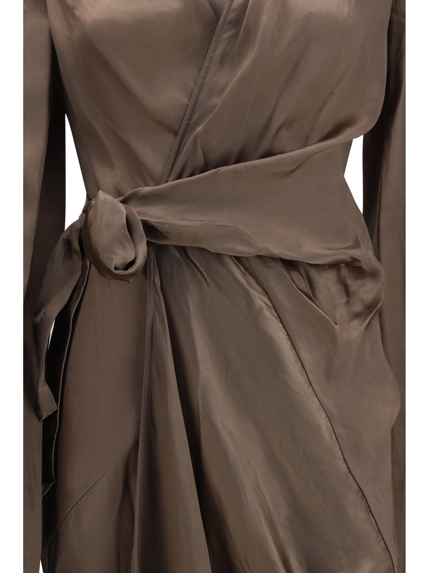 Dress Asymmetric Wrap Cupro