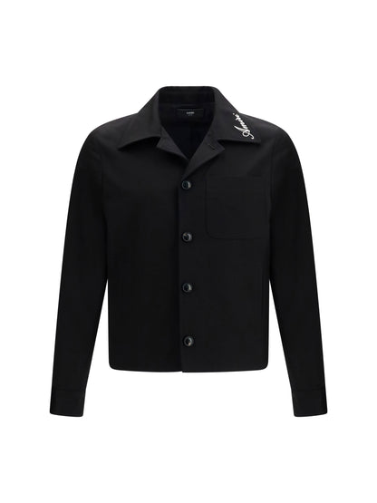 Jacket Script Collar Black