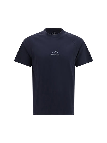 Long-Sleeve Layered T-Shirt Navy/White