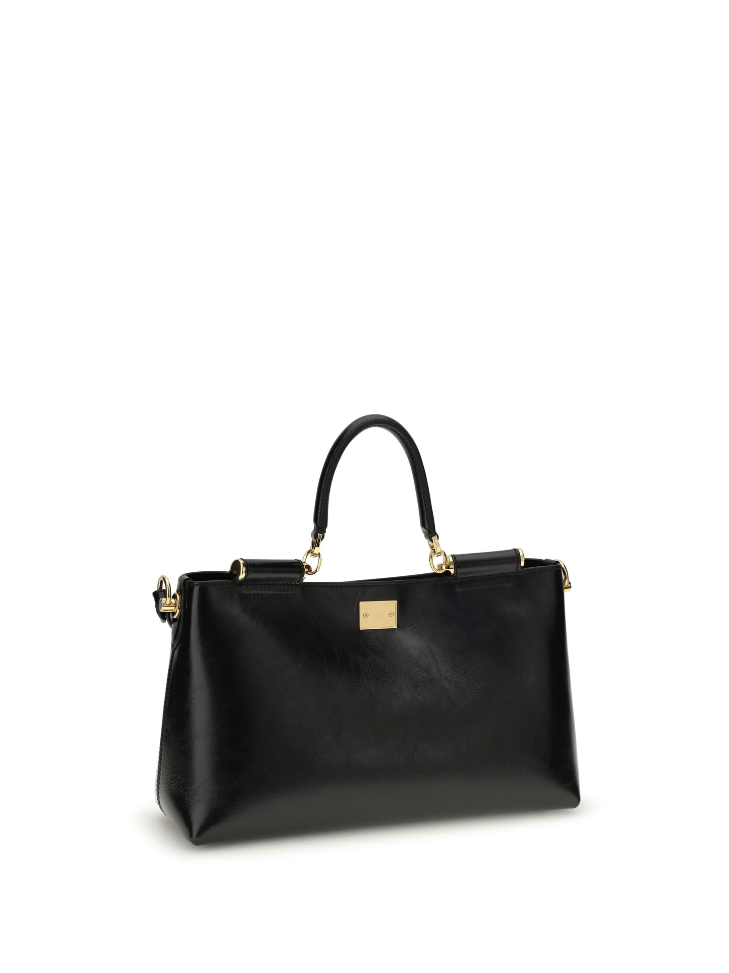 Handbag Vittoria Black Leather