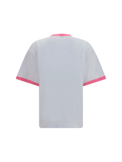 T-Shirt Cotton Jersey White/Guava