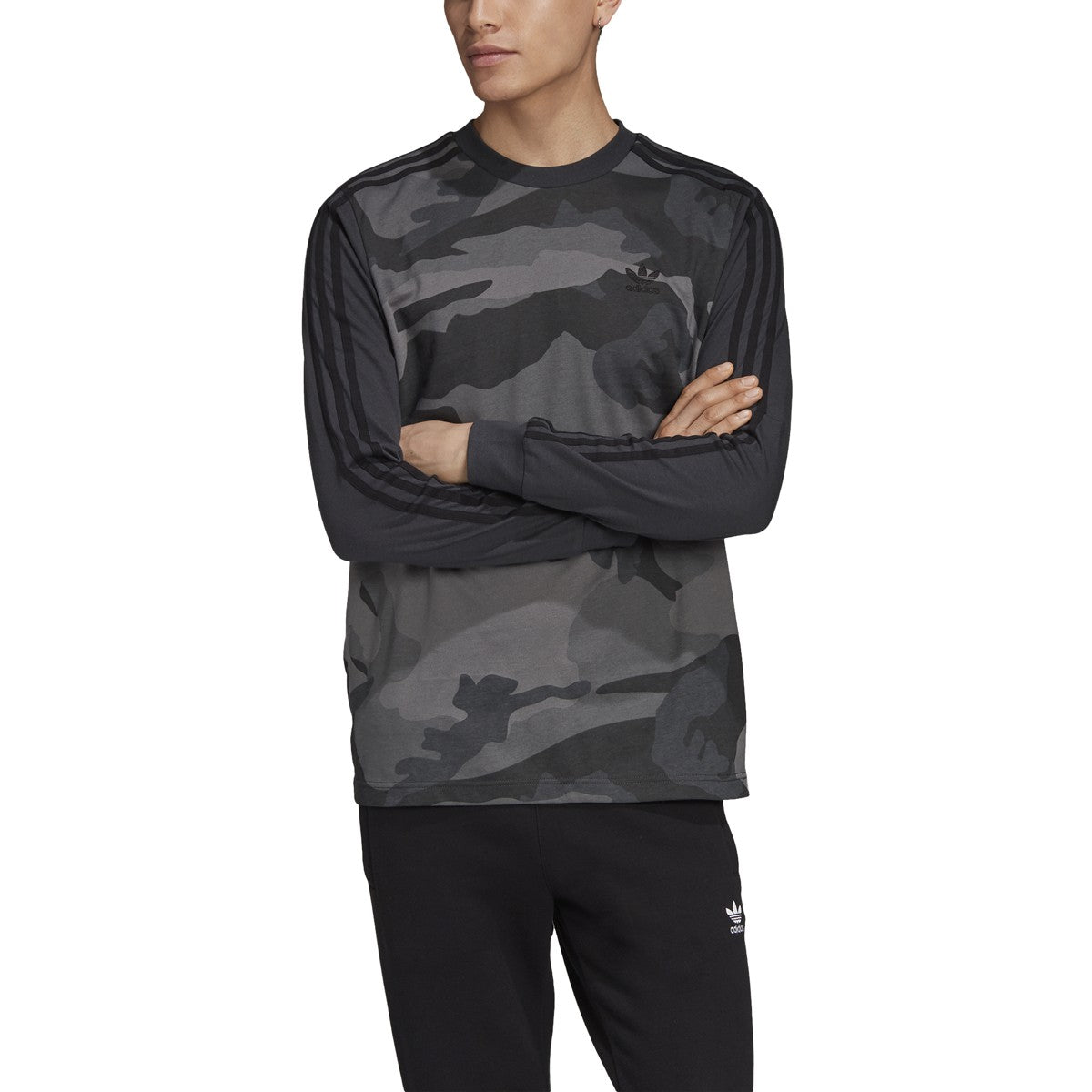 adidas Men's Originals Camo Longsleeve Tee