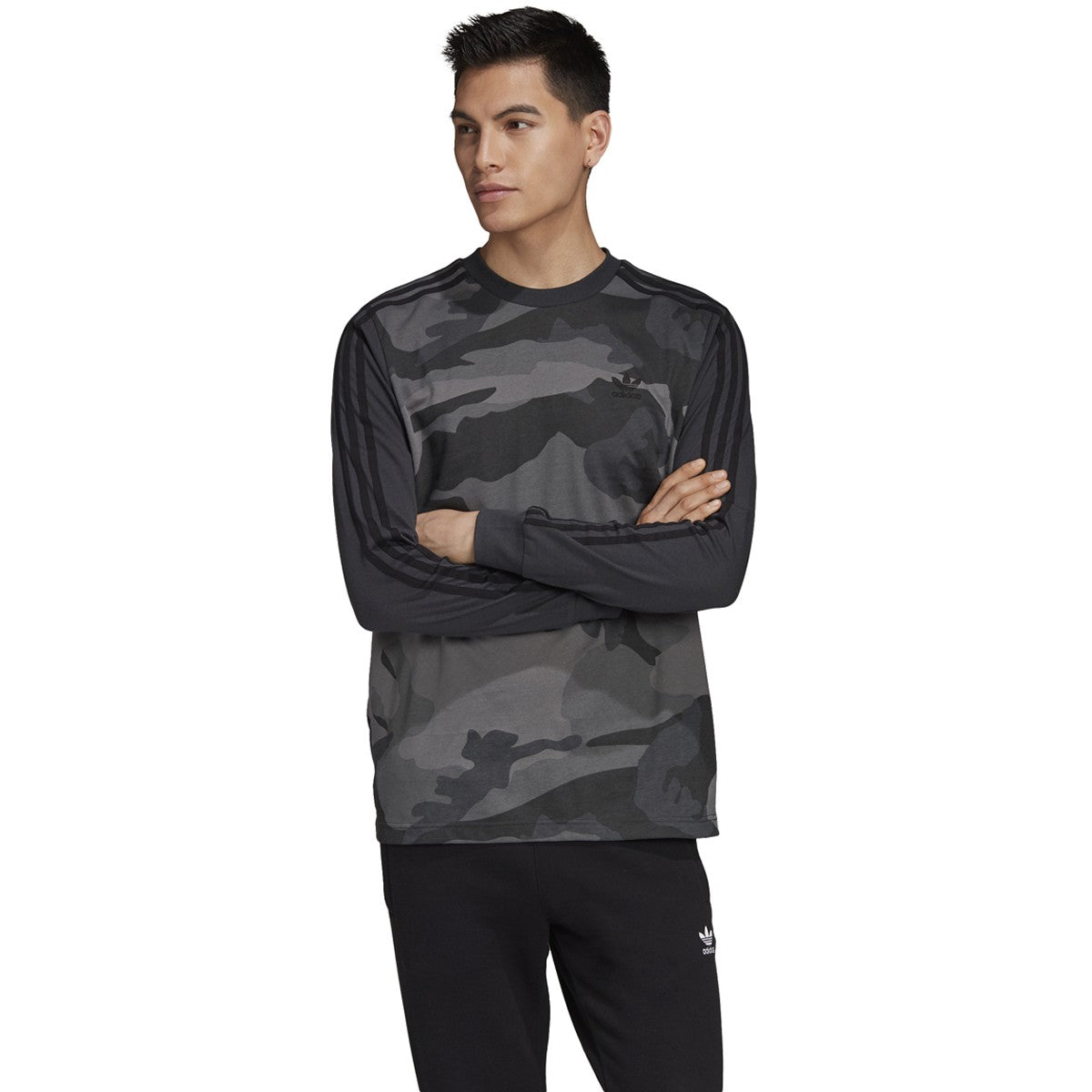 adidas Men's Originals Camo Longsleeve Tee