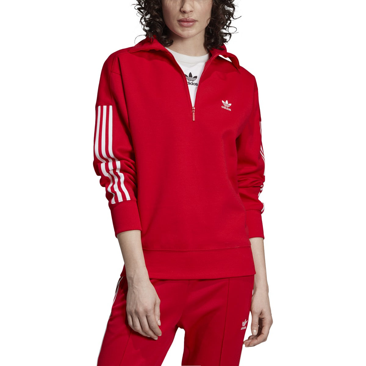 adidas Women's Originals Lock Up 1/2 Zip Sweatshirt