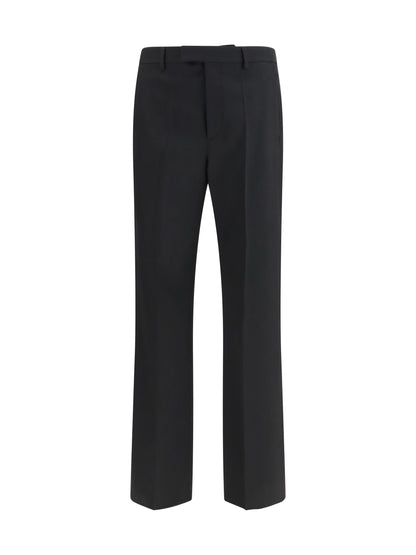 Tailored Wool Trousers Black