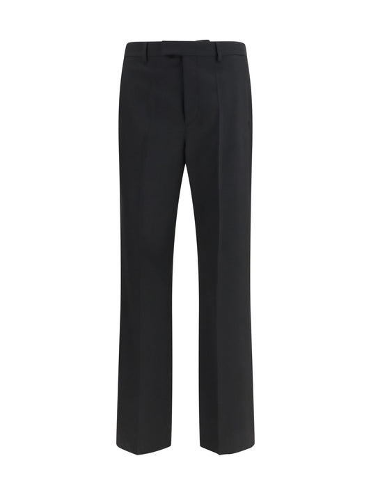 Tailored Wool Trousers Black